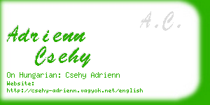 adrienn csehy business card